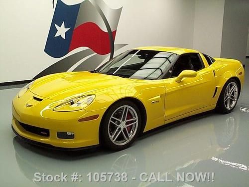 2007 chevy corvette z06 ls7 505 hp 6-speed nav hud 27k! texas direct auto