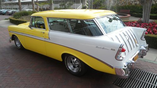 1956 chevy nomad! ram jet fi. 5spd. 4whl disc rack,pin 4,000 miles on drive tr.!