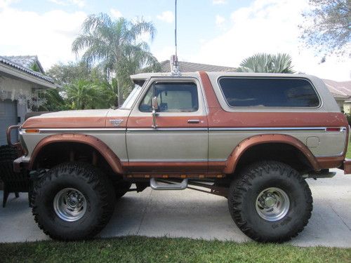 1978 ford bronco custom 460,c6, 44 inch tires 12 inch lift, + 89 bronco 5.0 auto