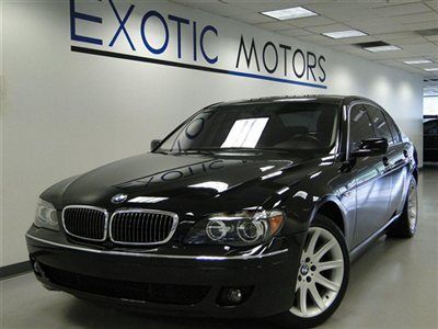 2006 bmw 750i!! blk/blk! nav a/c&amp;heated-sts shades pdc xenons push-start 19"whls