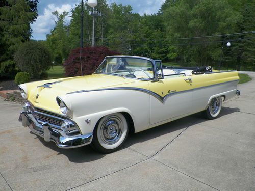 1955 ford sunliner convertible beautifully restored classic!!!