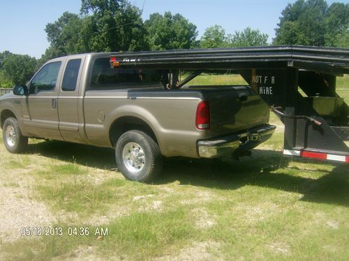 2003 ford f250 xtra cab extended cab &amp; goose neck 3 axle car hauler