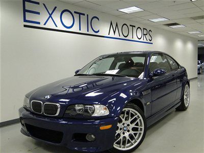 2003 bmw m3 coupe smg interlagos blue competition pkg nav xenons htd-sts 1-owner