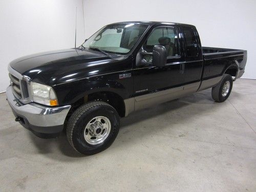 02 ford f250 7.3l v8 turbo diesel lariat 4x4 ext cab long  bed co owned 80pics