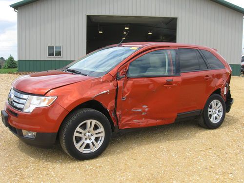 2007 ford edge damaged salvage wrecked rebuilder parts export repairable cheap