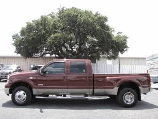 2006 king ranch power stroke diesel v8 4x4 dually heated seats  low miles