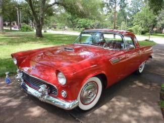 1955 ford t-bird convertible, low 1400 mileage thunderbird, great condition!