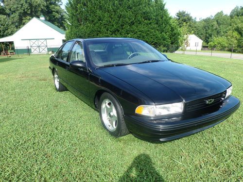 1996 chevrolet impala ss 16k original miles one owner black very clean like new*