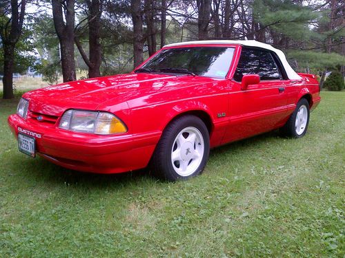 1992 ford mustang lx convertible 2-door 5.0l