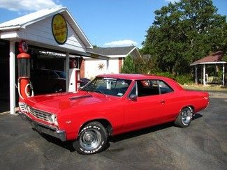 1967 bolero red restomod ss hood and emblems 350 auto was ac 67 70