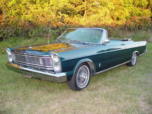 1965 ford galaxie 500 convertible - 390-4v - sharp cruiser - tropical turquoise