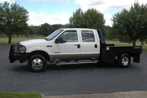 Ford f350 4x4 work bed dually crew cab