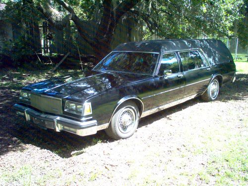 1987 buick lesaber estate wagon hearse
