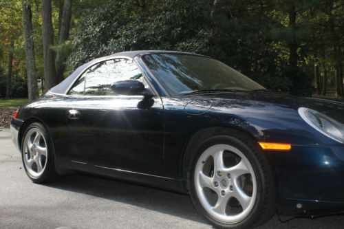 1999 porsche 911 cab with hardtop - trouble free, low miles, well maintained