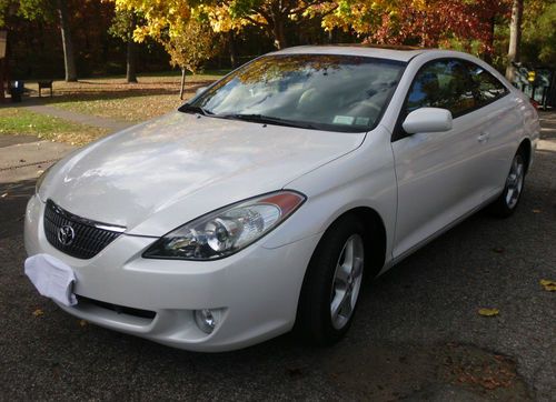 2005 toyota solara,optional pearl white,all options exc condition,scratch free