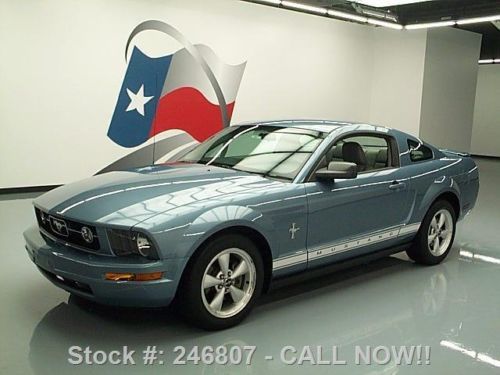 2007 ford mustang premium auto v6 pony pkg leather 36k texas direct auto