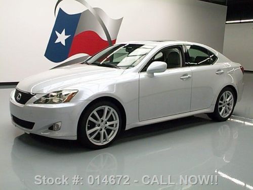 2007 lexus is350 sunroof climate seats paddle shift 43k texas direct auto