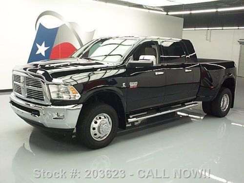 2012 ram 3500 laramie mega diesel drw 4x4 sunroof 7k mi texas direct auto