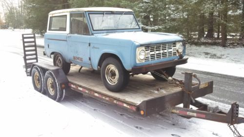 1966 ford bronco - unmolested original condition rough title 3rd owner