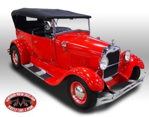1929 ford model a 4 dr phaeton restored street rod hot