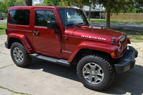 Rubicon jk 4wd 2 door heated leather navigation loaded immaculate 4479 miles