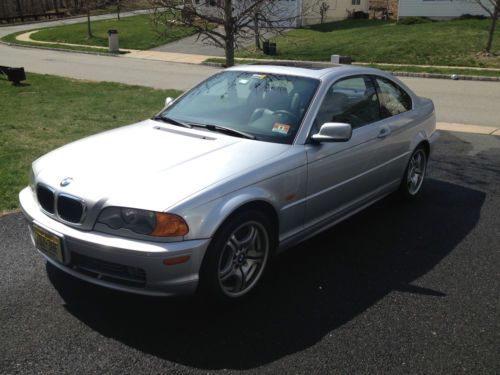 2001 bmw 330ci coupe, silver w/ black leather, 127k miles, well maintained