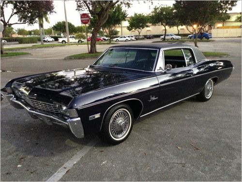 1968 impala ss fully restored $10k paint job, 327 power glide tranny deep purple