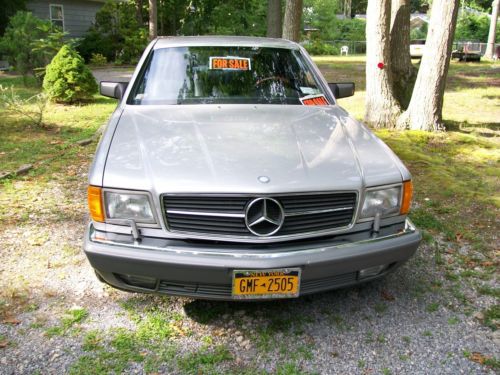 Mercedes benz 1989 560sec 50,000 original miles excellent cond. -silver