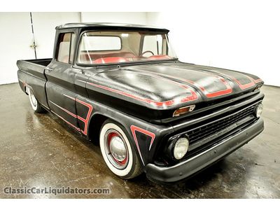 1963 chevrolet c10 swb pickup small block 3 speed dual exhaust check this out
