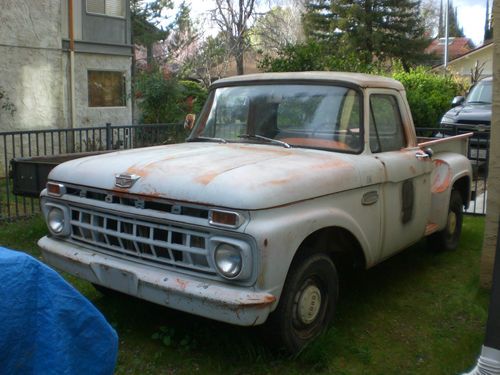 Ford f100 stepside / flareside pickup with less than 85,000 miles no rust