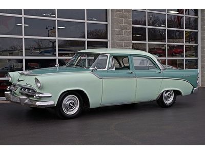 She runs great and is super solid! cool ole' cruiser 1956 dodge coronet beater!