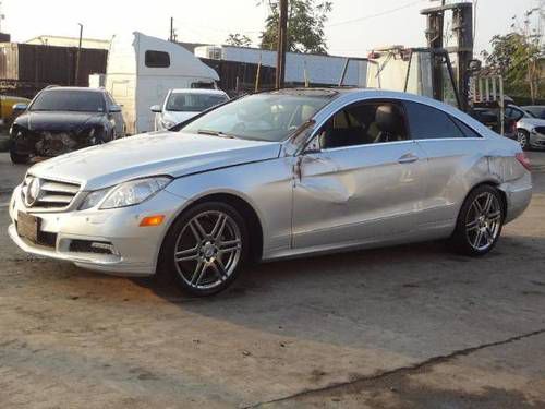 2010 mercedes-benz e350 coupe damaged repairable runs! cooling good navi loaded!