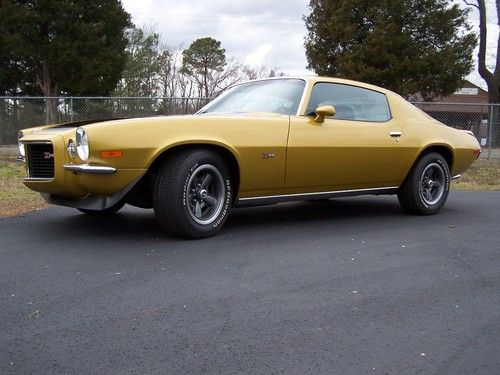 1971 camaro z28/rs 4 speed numbers matching drive train show quality placer gold