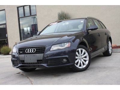 12 audi a4 wagon 2.0l turbo quattro awd abs cd a/c premium package low miles