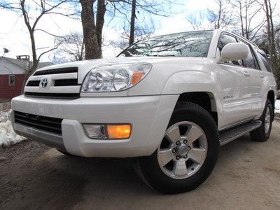 04 toyota 4runner limited v6 4wd htdsts sunroof cleantruck &amp; carfax newtires!!