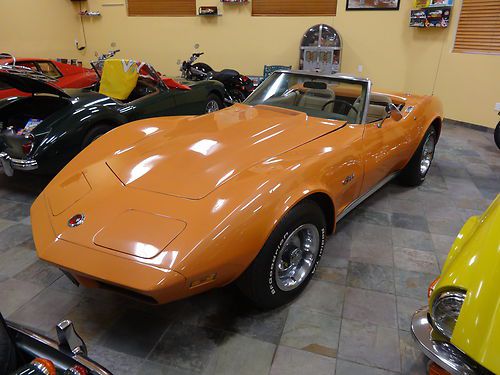 1974 chevrolet corvette convertible!! only 7261 miles!!! amazing, like new!!