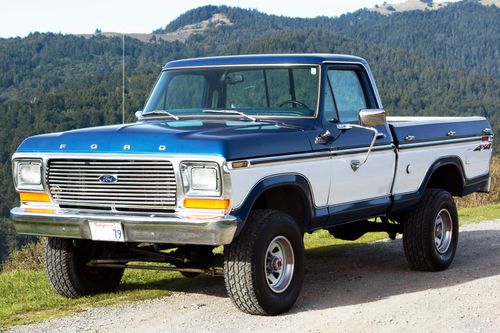 Clean california truck! 1979  f-150 ranger 4x4 351 v-8 short bed