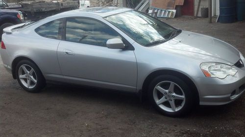 2002 acura rsx coupe silver with black leather loaded
