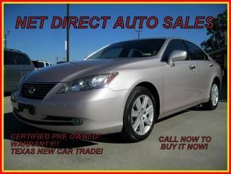 07 lexus es350 heated leather sunroof texas new car trade in non smoker!
