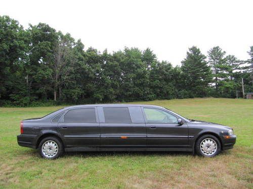 2001 volvo s80 4-door limousine - rare, diplomat vehicle