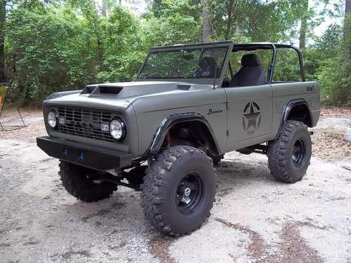 1977 ford bronco military tribute sarge 77