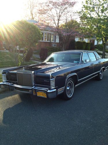 1979 lincoln continental collector's series