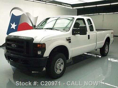 2008 ford f250 supercab 4x4 off-road diesel longbed 79k texas direct auto