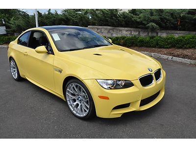Dakar yellow m3 coupe special edition color 6 speed manual collectible new