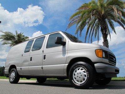 Ford e150 cargo van ** no reserve ** power windows and locks with cold a/c!!
