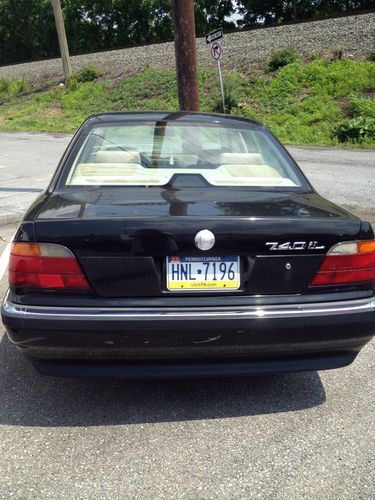 1998 bmw 740il base sedan 4-door 4.4l~loaded~selling as is~black w/tan interior