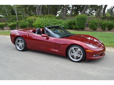 06 twin turbo convertible vette, 6.0 liter/625hp, 6-spd. paddle shift, low miles