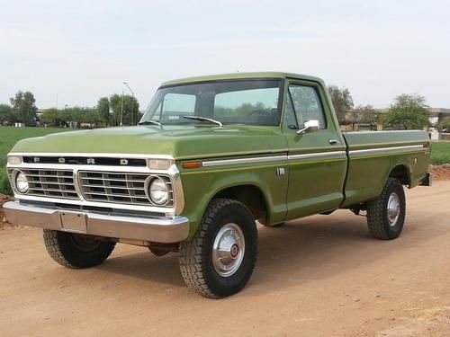 1974 ford f100 4x4 one owner - fully documented - all factory original  -arizona
