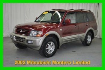 02 mitsubishi montero limited one owner only 52k no reserve