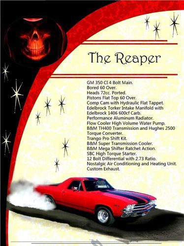 1969 el camino, 350cid, rust free new mexico car
